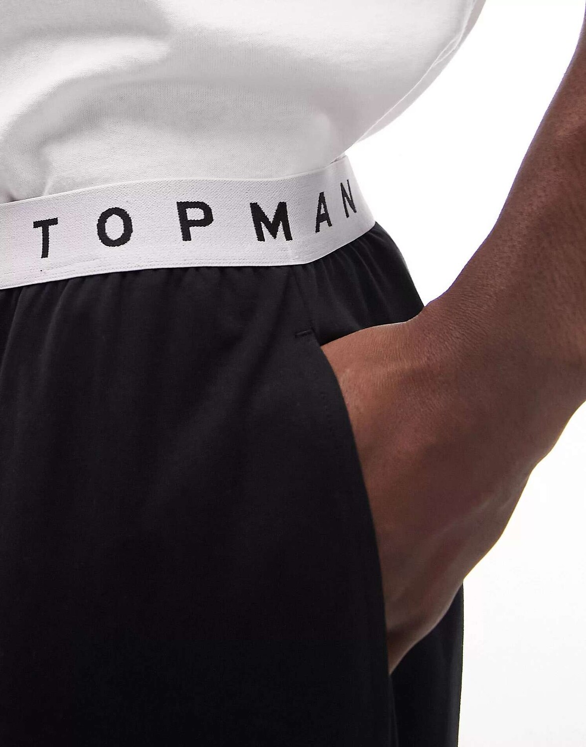 

Черные спортивные брюки Topman