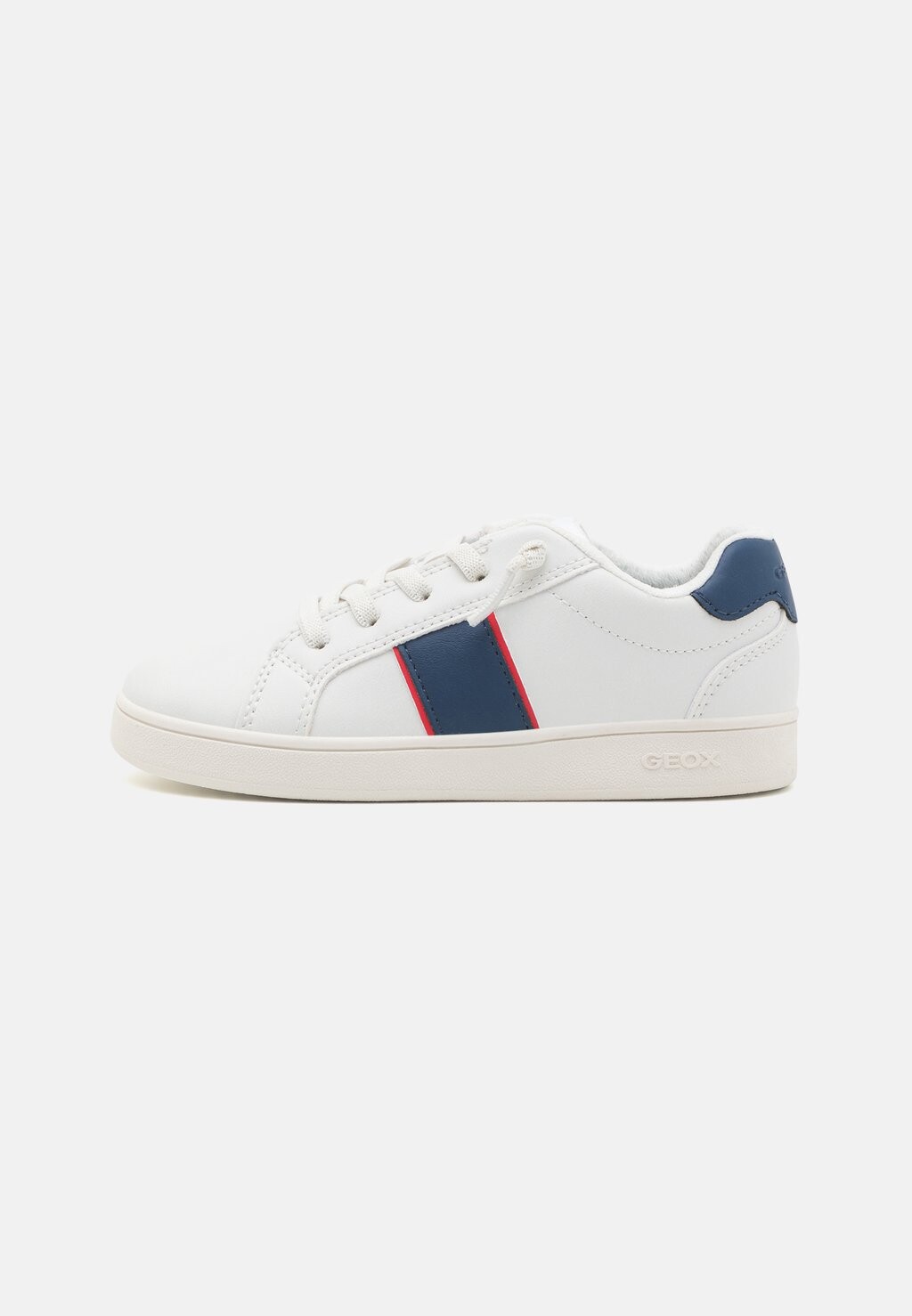 Кроссовки низкие ECLYPER BOY Geox, цвет white/navy кроссовки низкие alben boy geox цвет grey navy