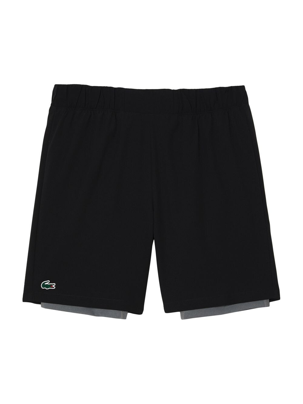 

Двухцветные спортивные шорты Lacoste, черный