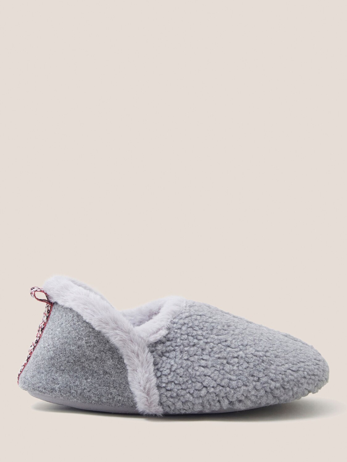 

Тапочки Reya с закрытой спиной White Stuff, средне-серый