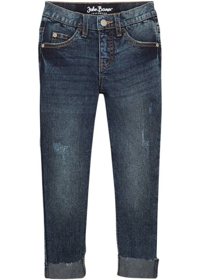 

Джинсы с пятью карманами для мальчиков стандартный крой John Baner Jeanswear, синий