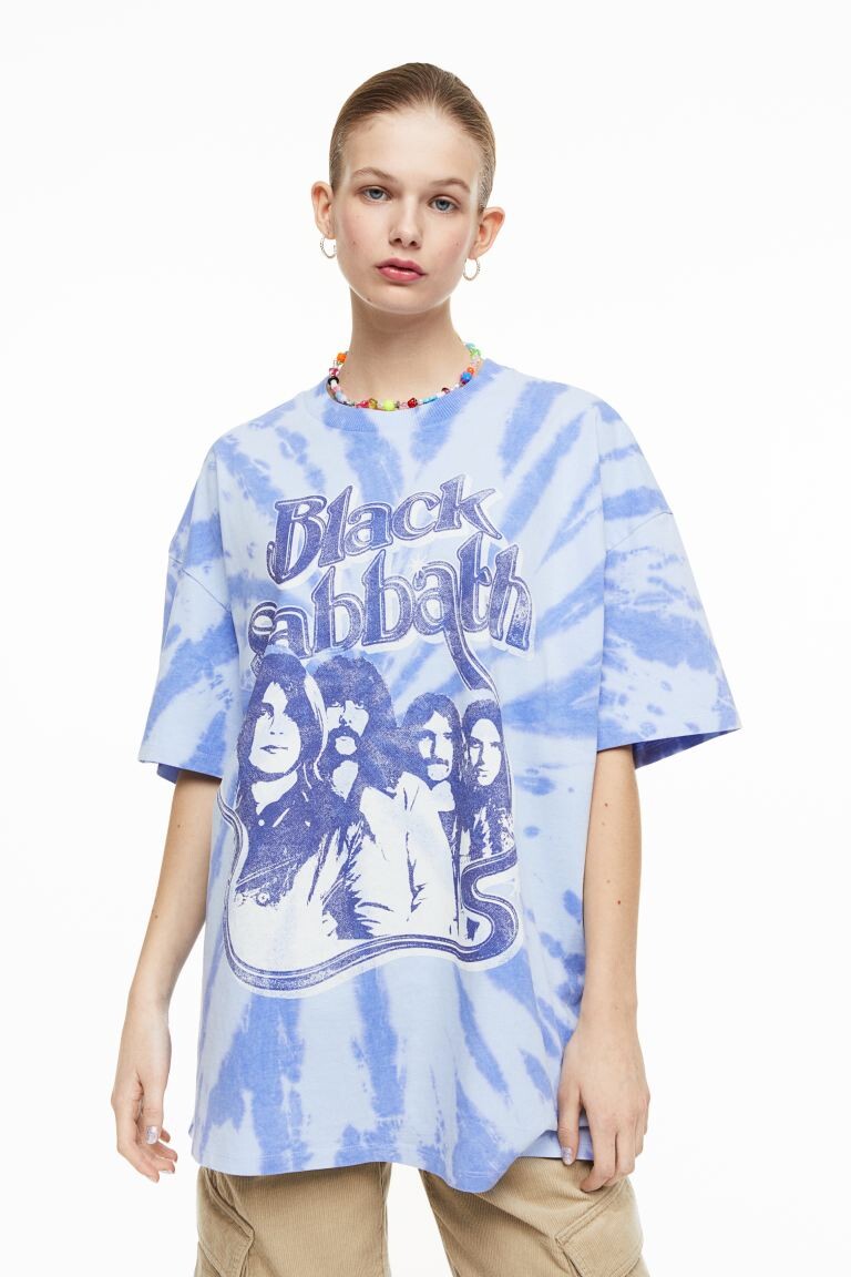 

Футболка оверсайз с принтом H&M
