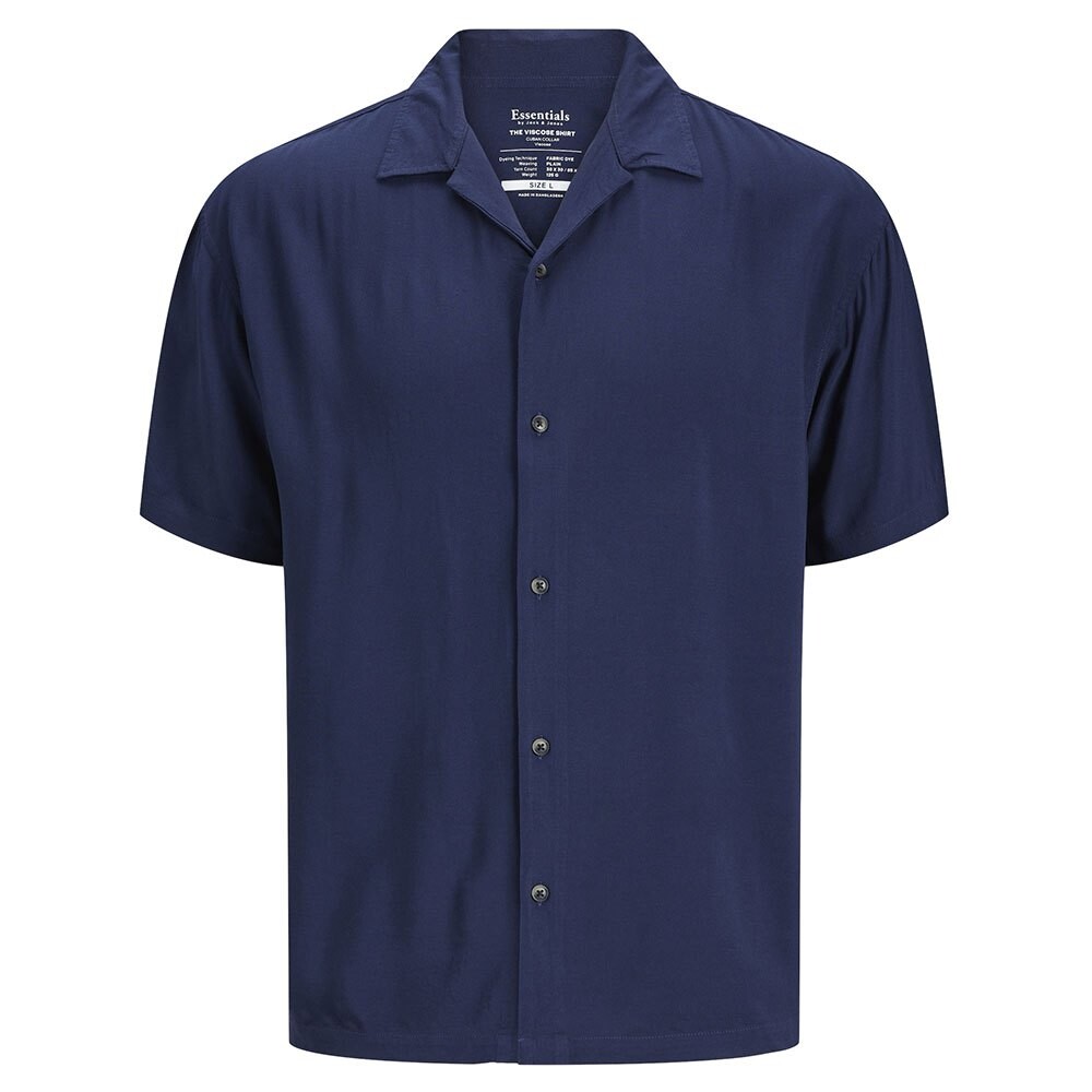 

Рубашка с коротким рукавом Jack & Jones Jeff Solid Resort, синий