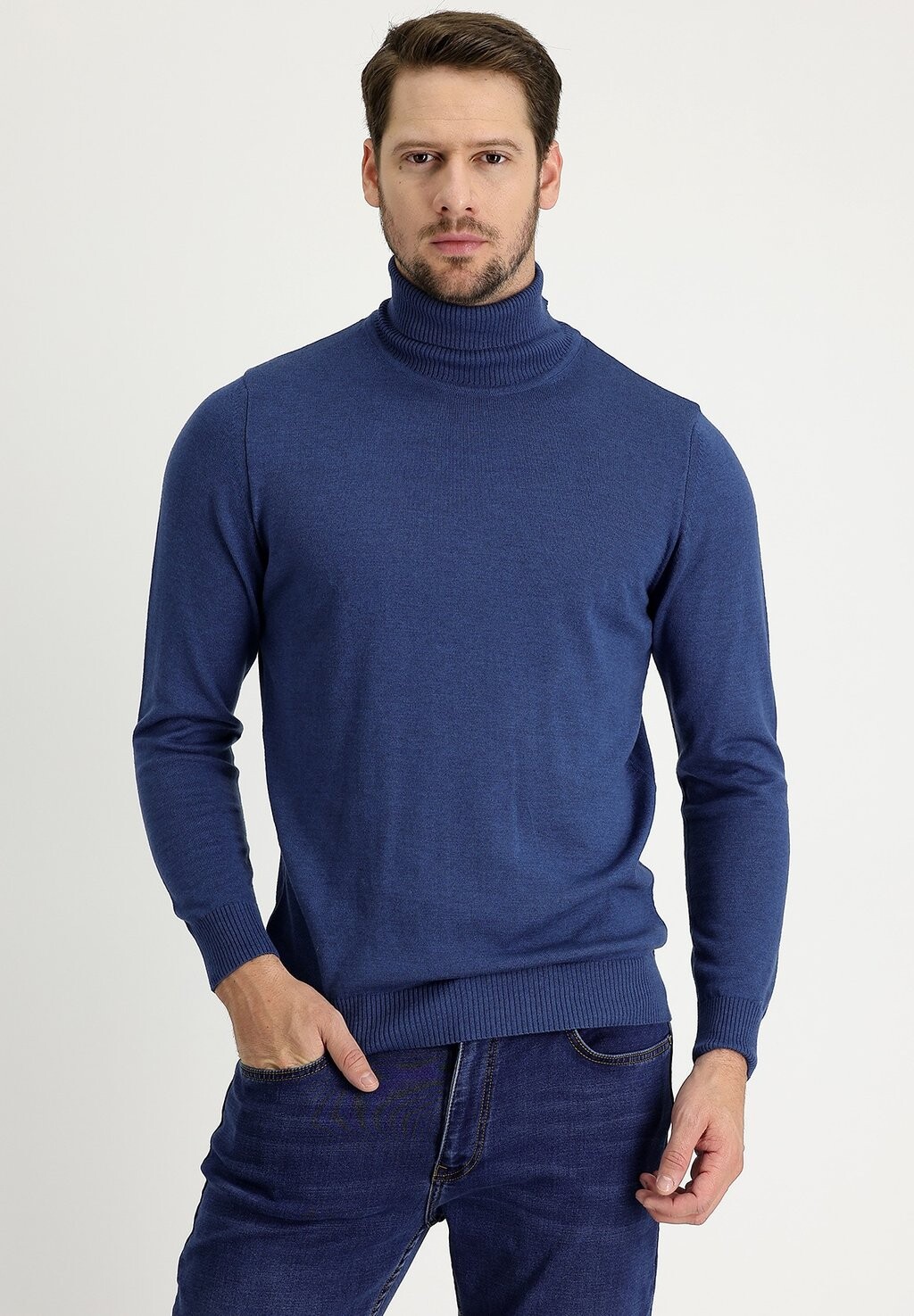 

Вязаный свитер ROLLKRAGEN REGULAR FIT Kigili, цвет Indigo Melange