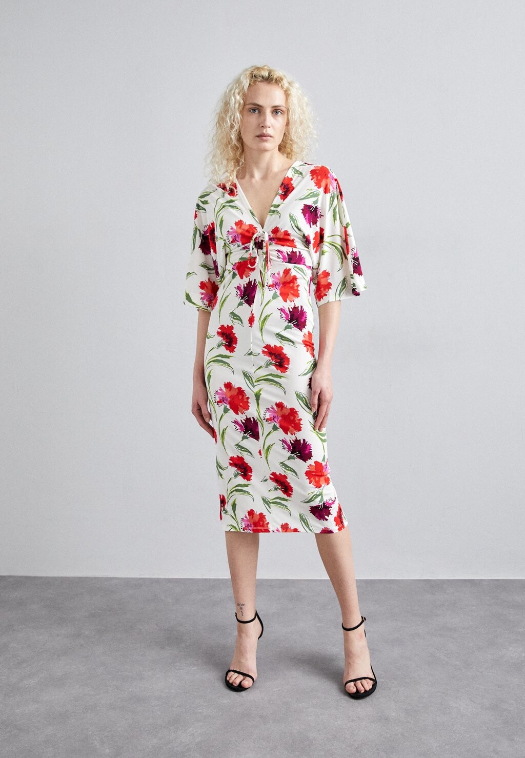 

Платье из джерси VALERIE DRESS Diane von Furstenberg, цвет red/white