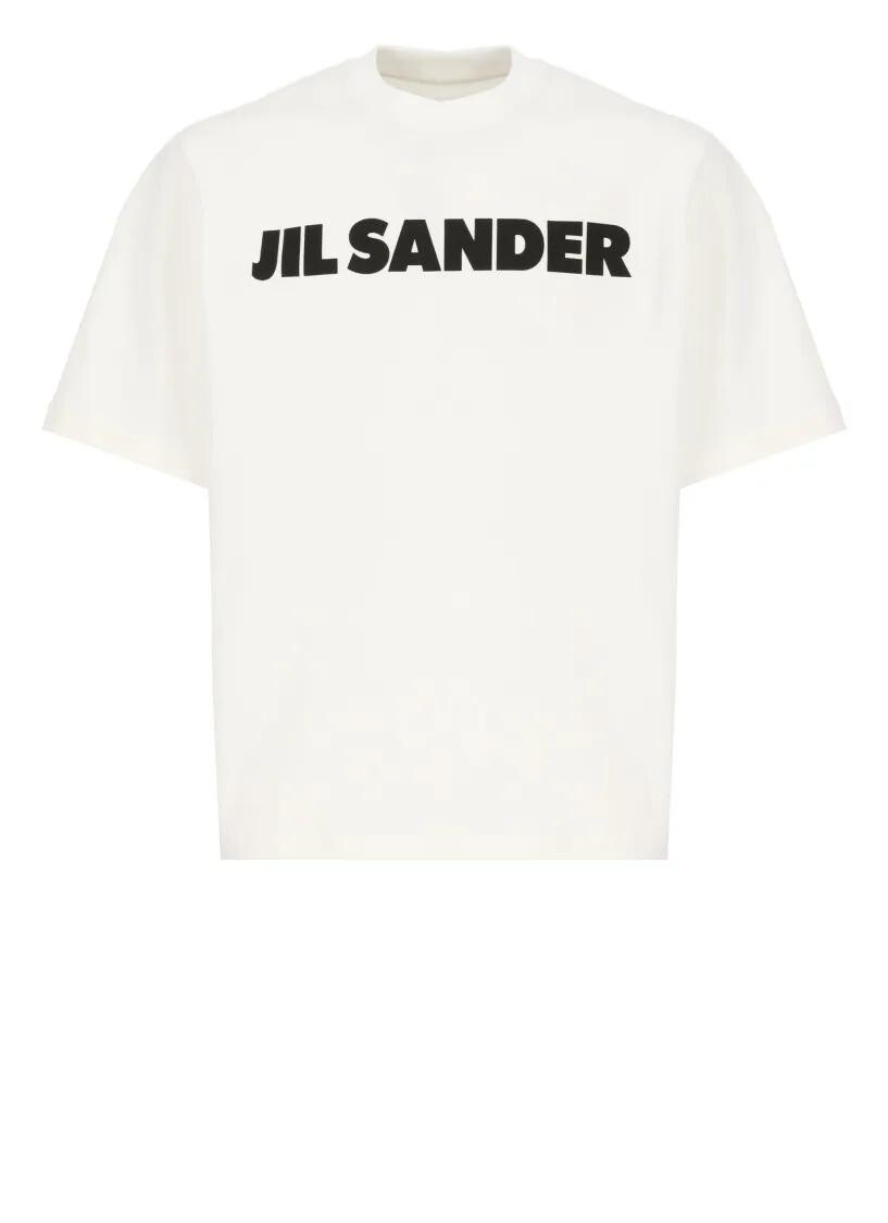 

Футболка с логотипом Jil Sander, белый