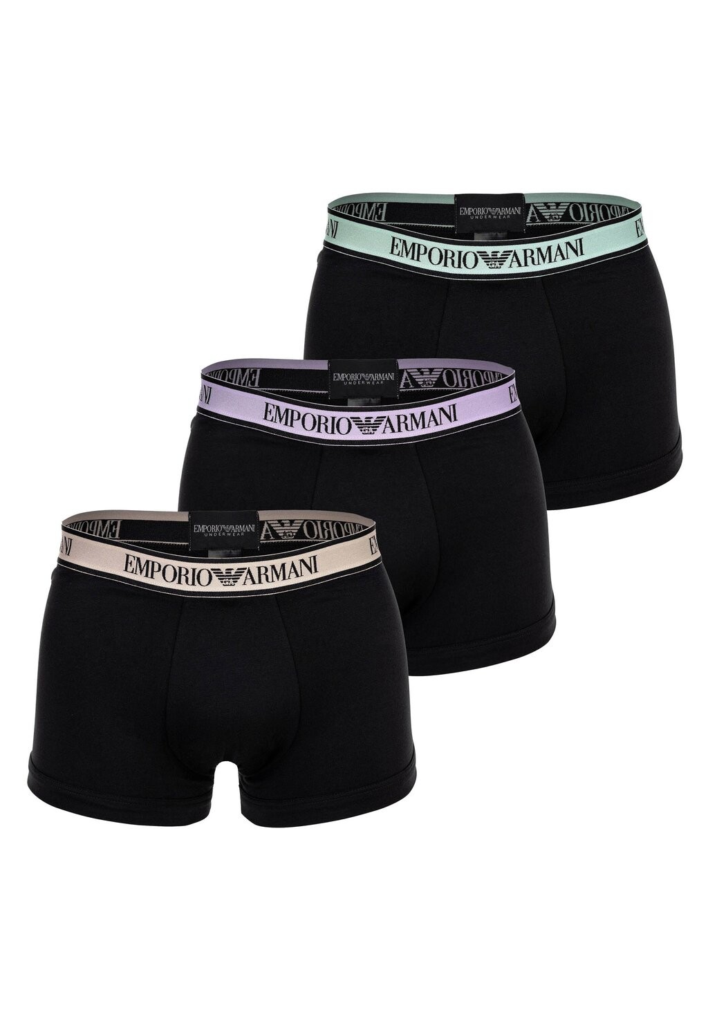 

Трусики PARIGAMBA 3 PACK Emporio Armani, черный