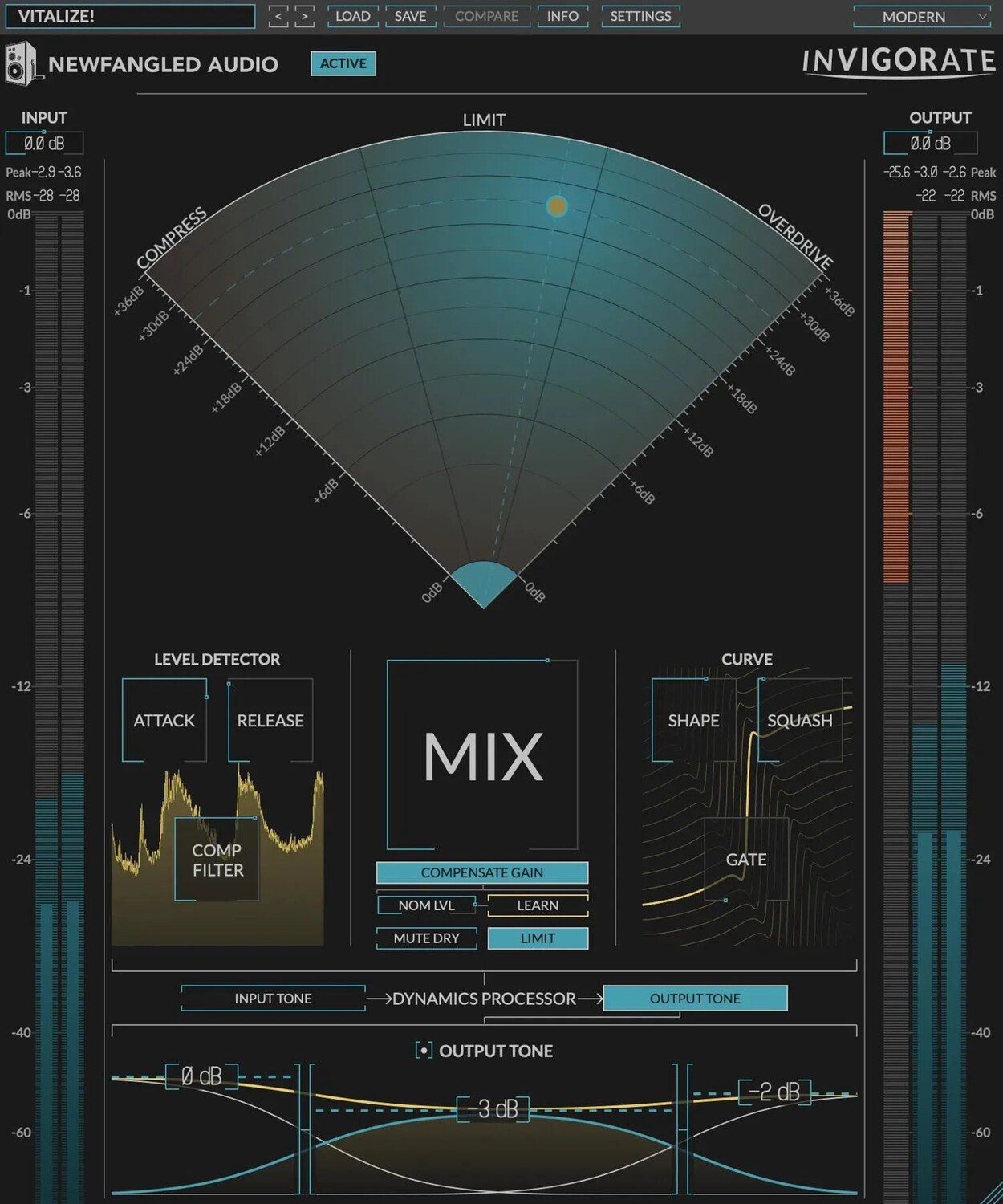 

Новомодный плагин Audio Invigorate Compressor/Limiter/Overdrive