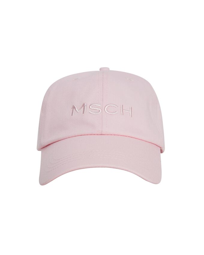 Кепка mschwinnie с логотипом Moss Copenhagen, розовый