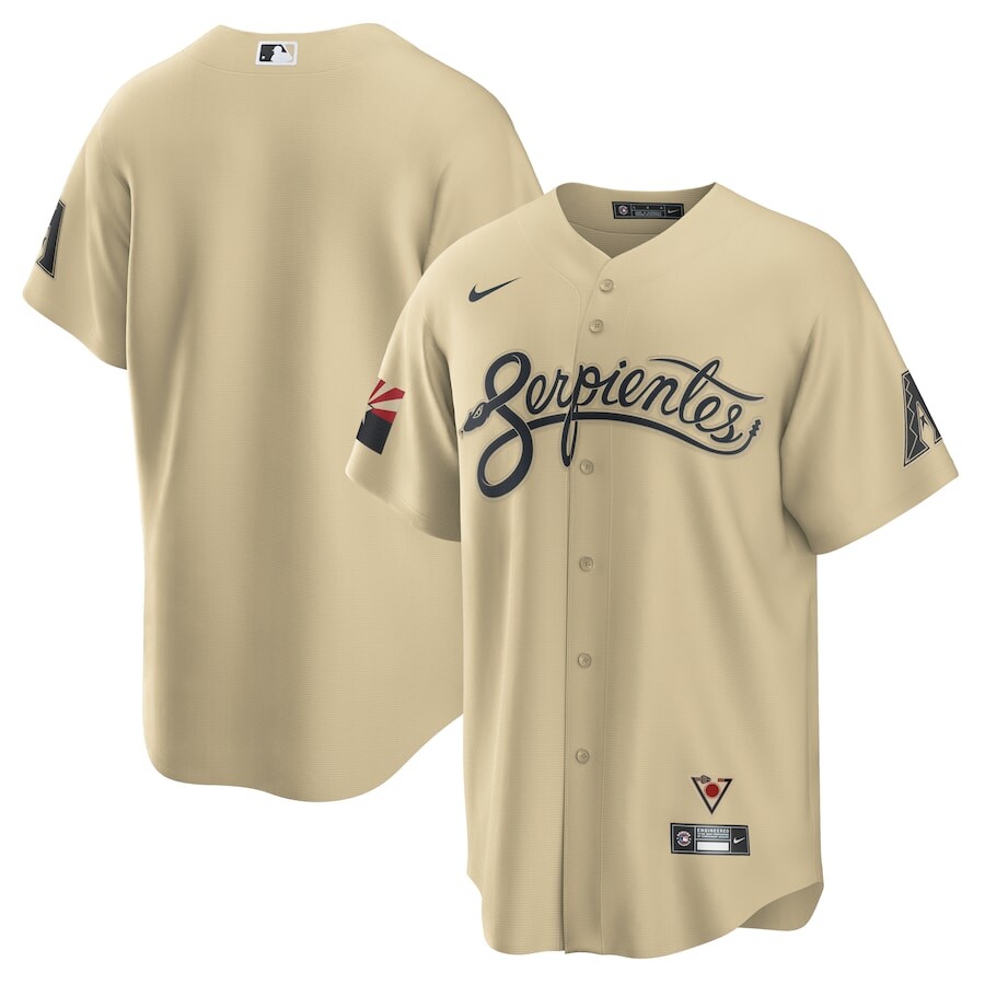

Джерси Nike Arizona Diamondbacks, песочный