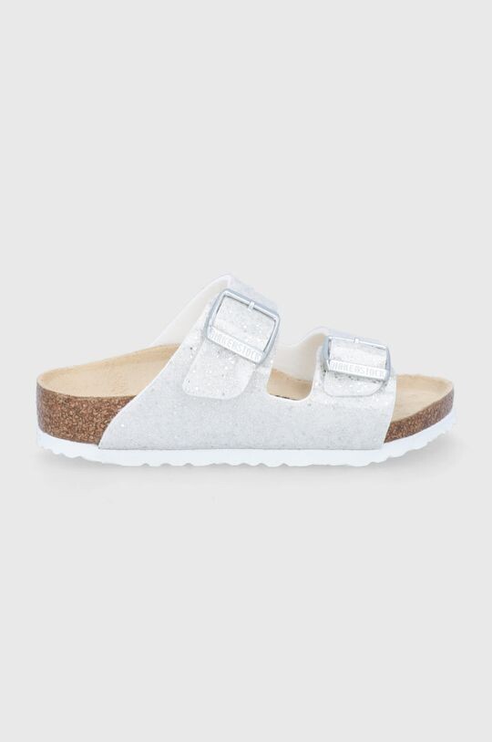 

Детские тапочки Birkenstock, серебро