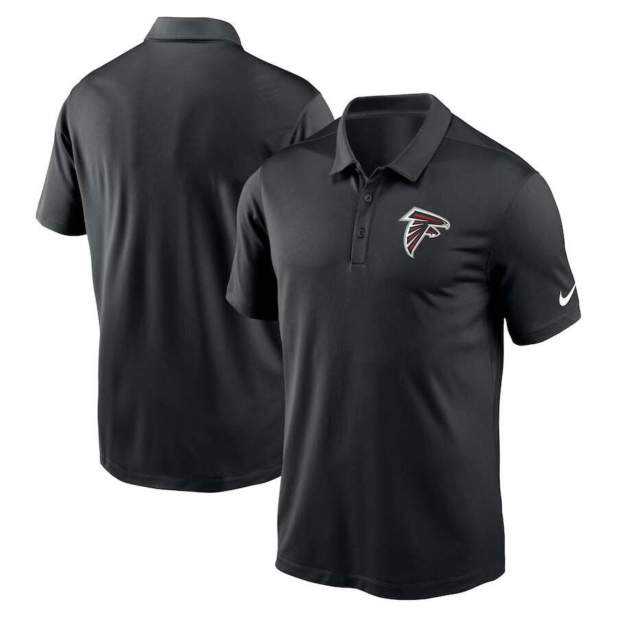 

Поло с коротким рукавом Nike Atlanta Falcons, черный