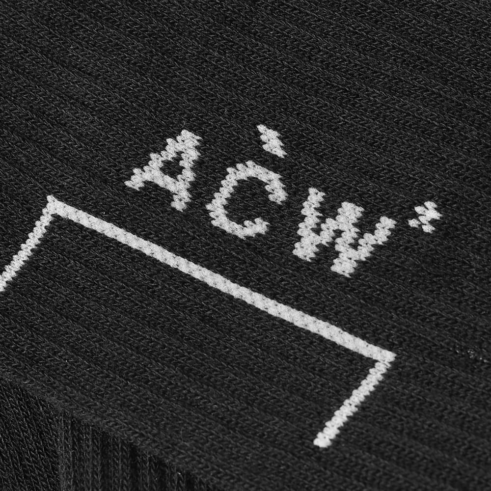 Носки с кронштейном A-COLD-WALL*, черный футболка a cold wall свободный силуэт круглый вырез принт абстрактный размер s черный
