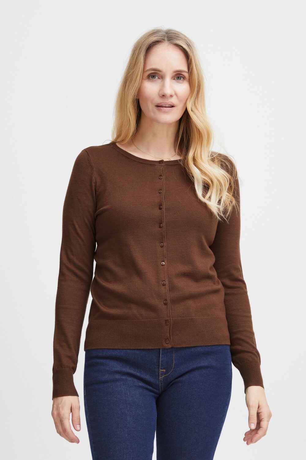 

Кардиган Fransa Strickjacke, коричневый