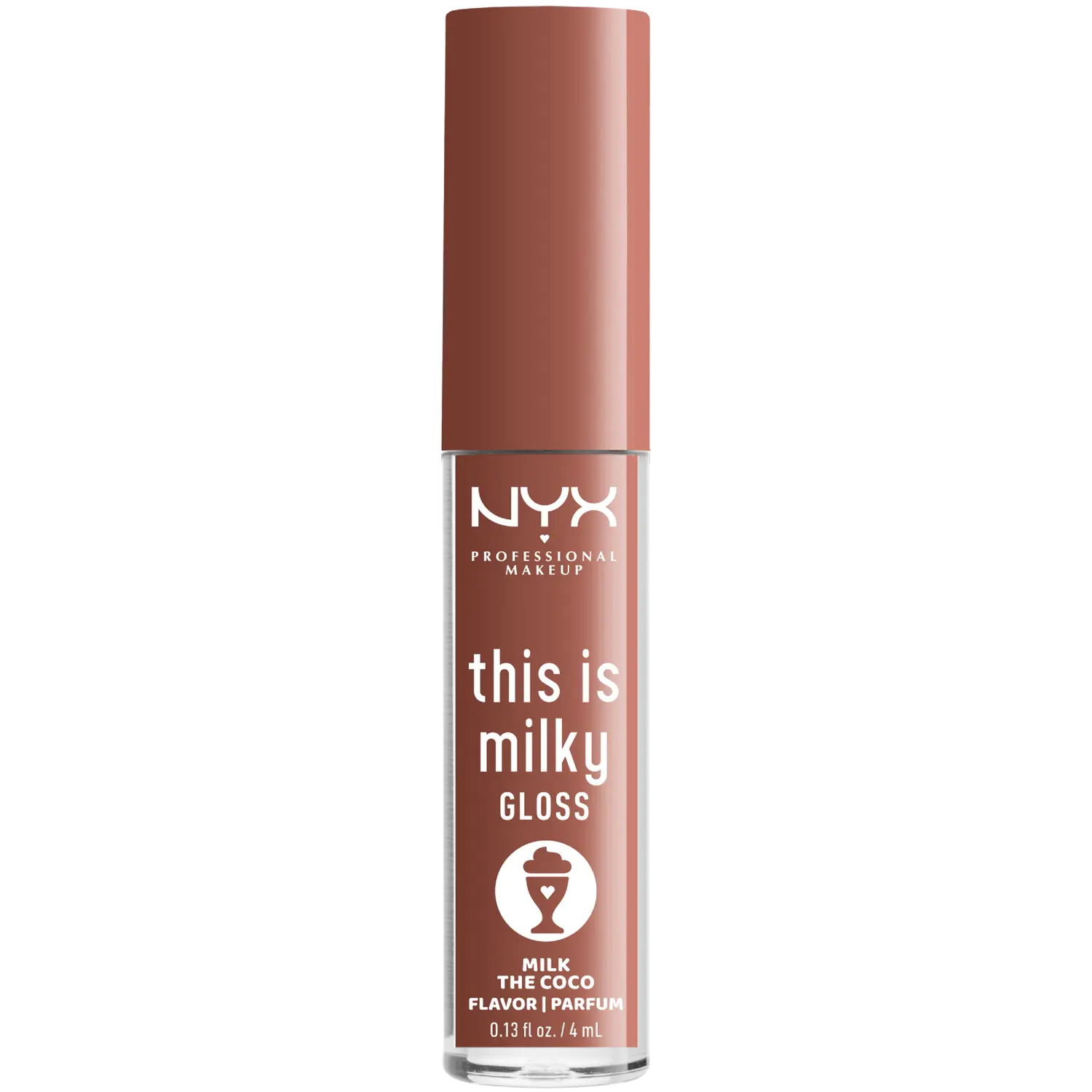 Блеск для губ milk the coco Nyx Professional Makeup This Is Milky Gloss, 4 мл увлажняющий блеск для губ придающий объем и сияние lumene luminous shine hydrating