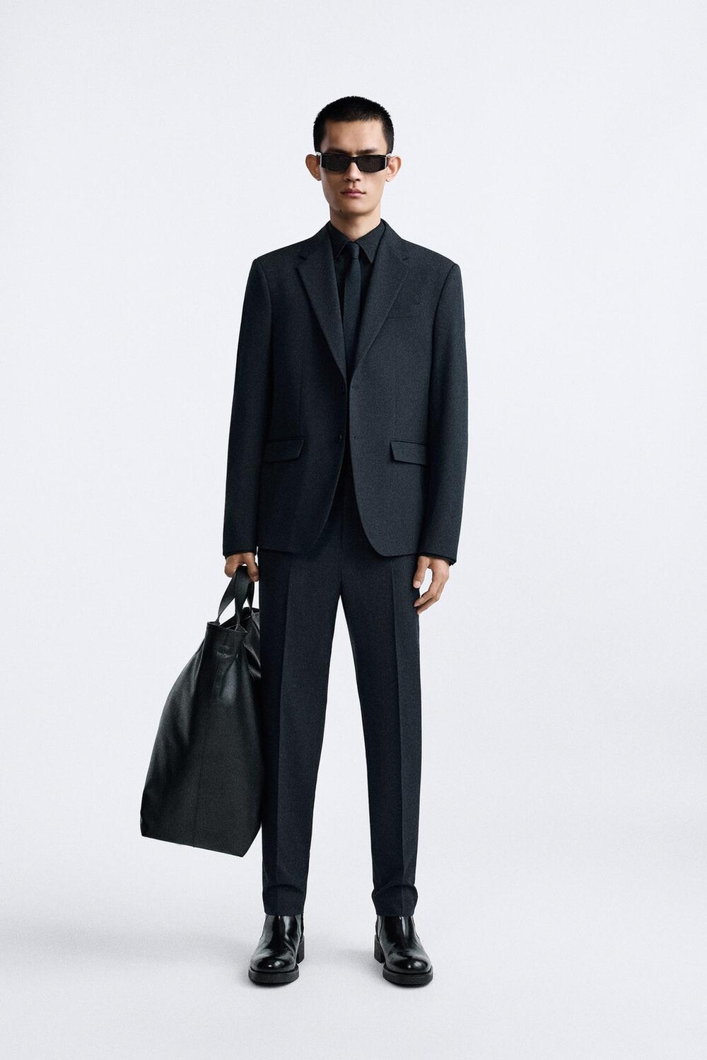 

Комфортные брюки ZARA, темно-синий