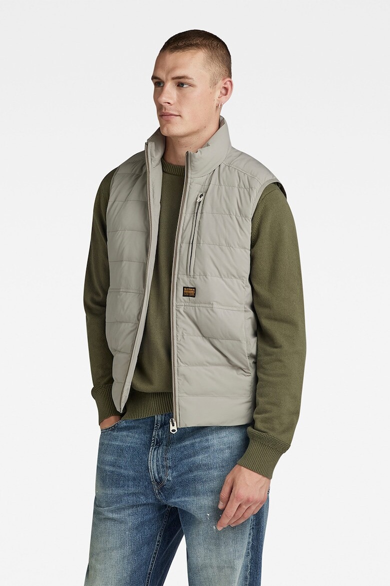 

Утепленный стеганый жилет G-Star Raw, серый