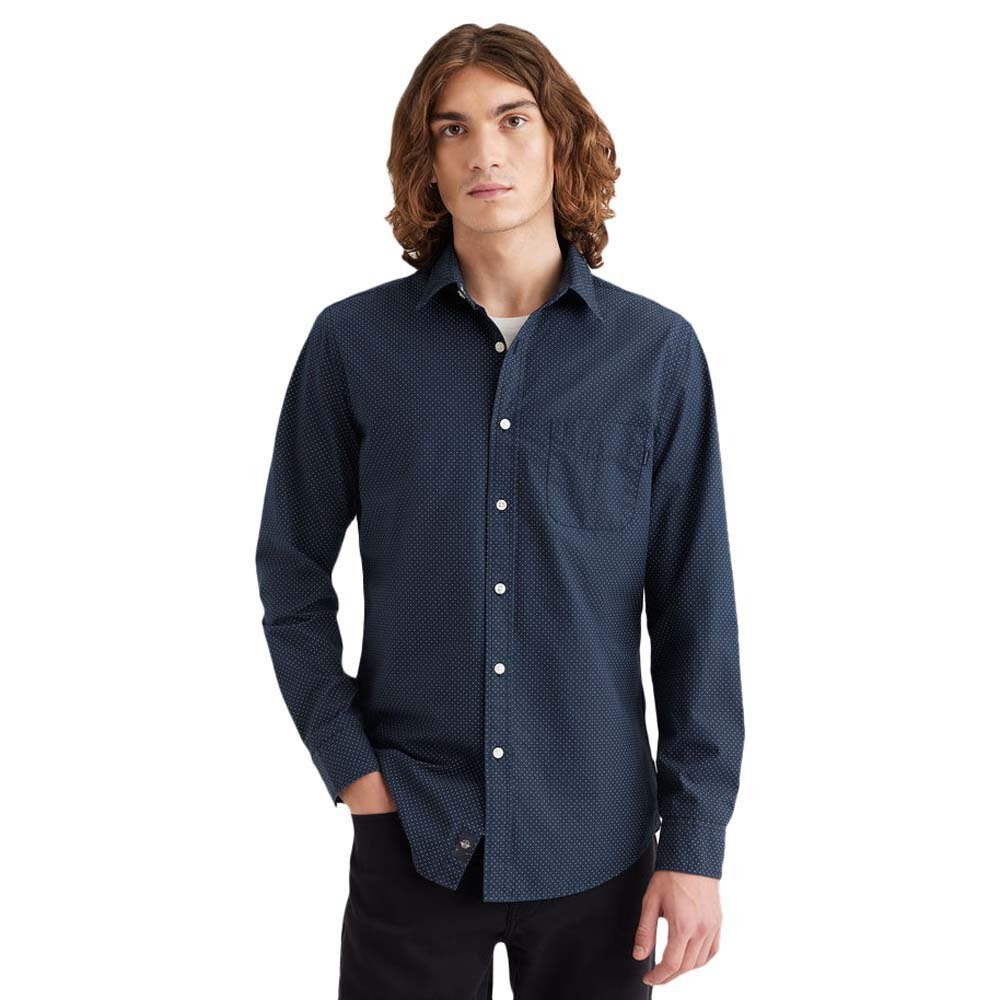 

Рубашка с длинным рукавом Dockers Slim Original, синий