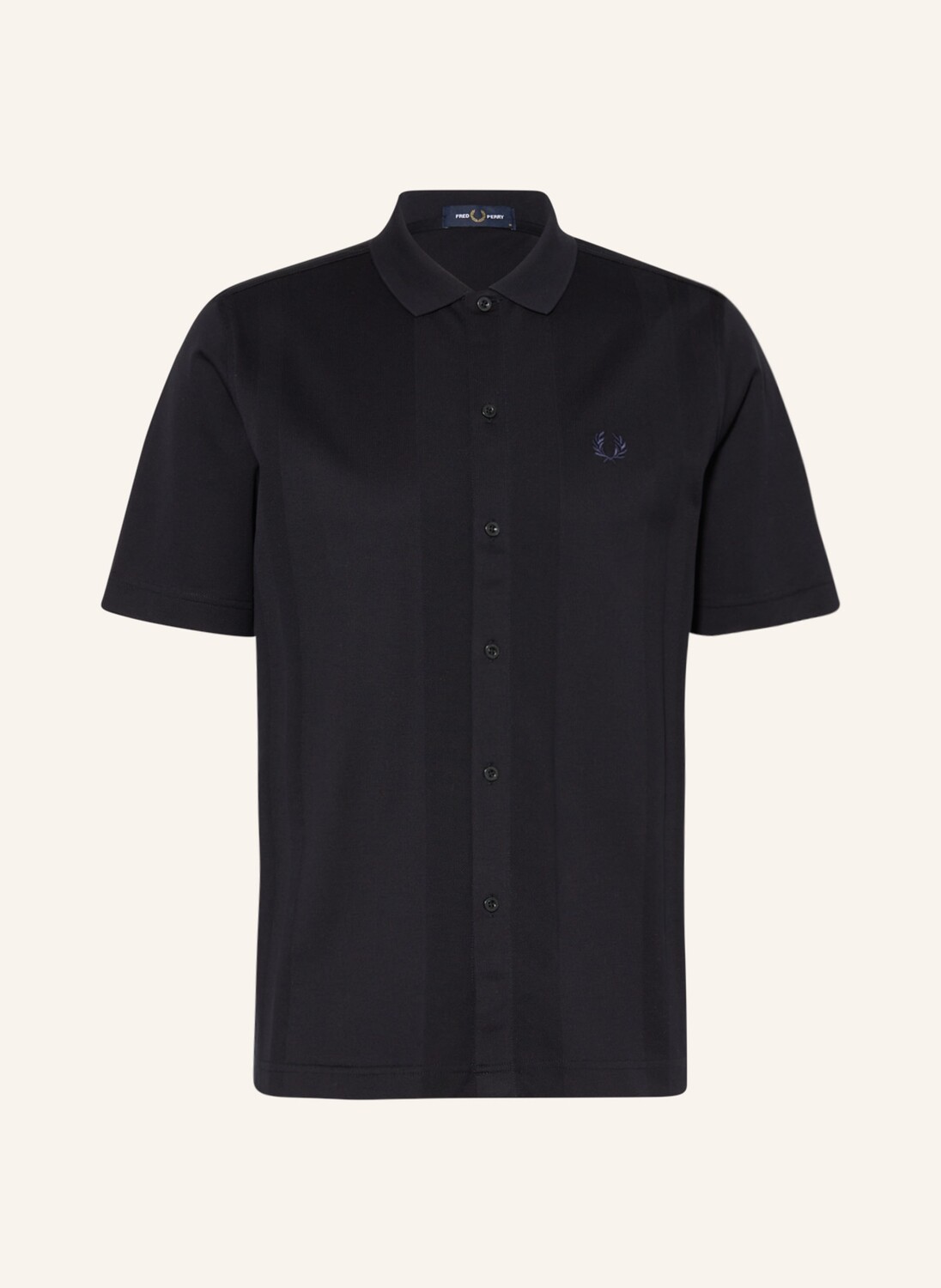 

Рубашка FRED PERRY Kurzarm-Regular Fit, темно-синий