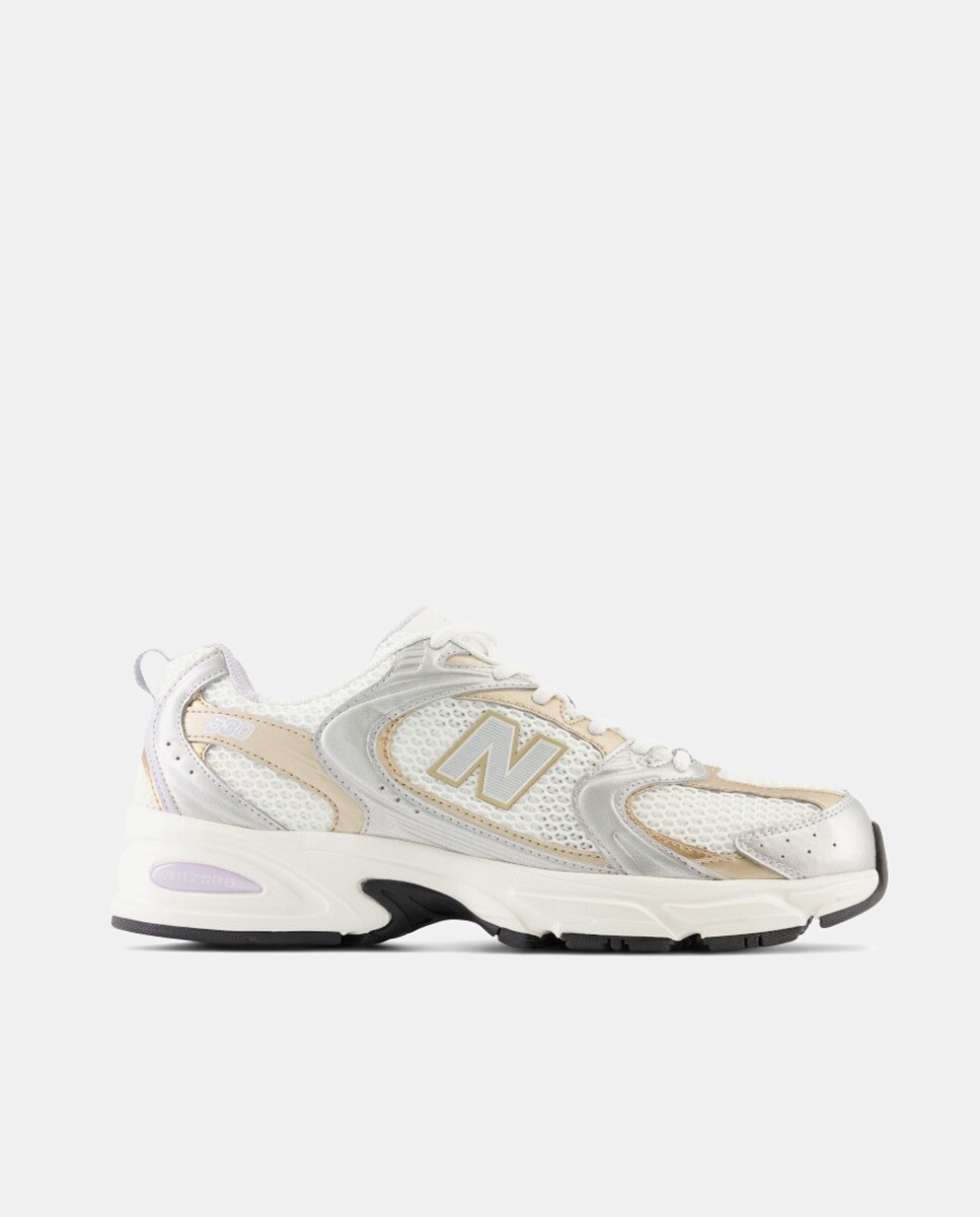 

Повседневные кроссовки унисекс 530 New Balance New Balance, серебро
