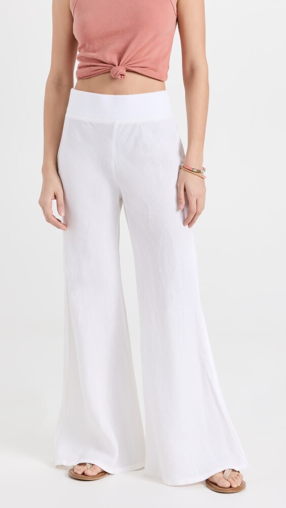 

Брюки Enza Costa Linen Bias, белый