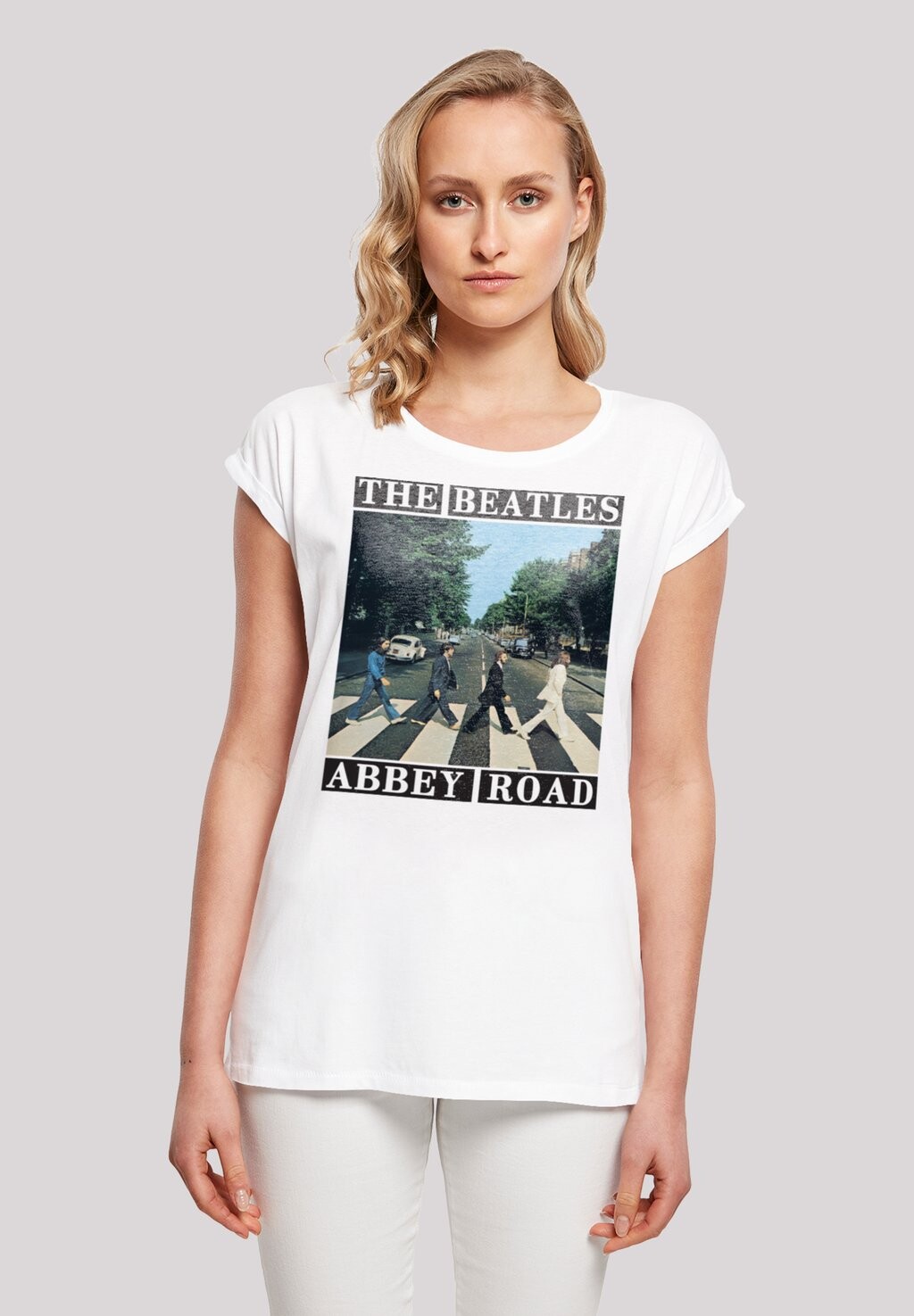 

Футболка с принтом THE BEATLES BAND ABBEY ROAD F4NT4STIC, цвет white