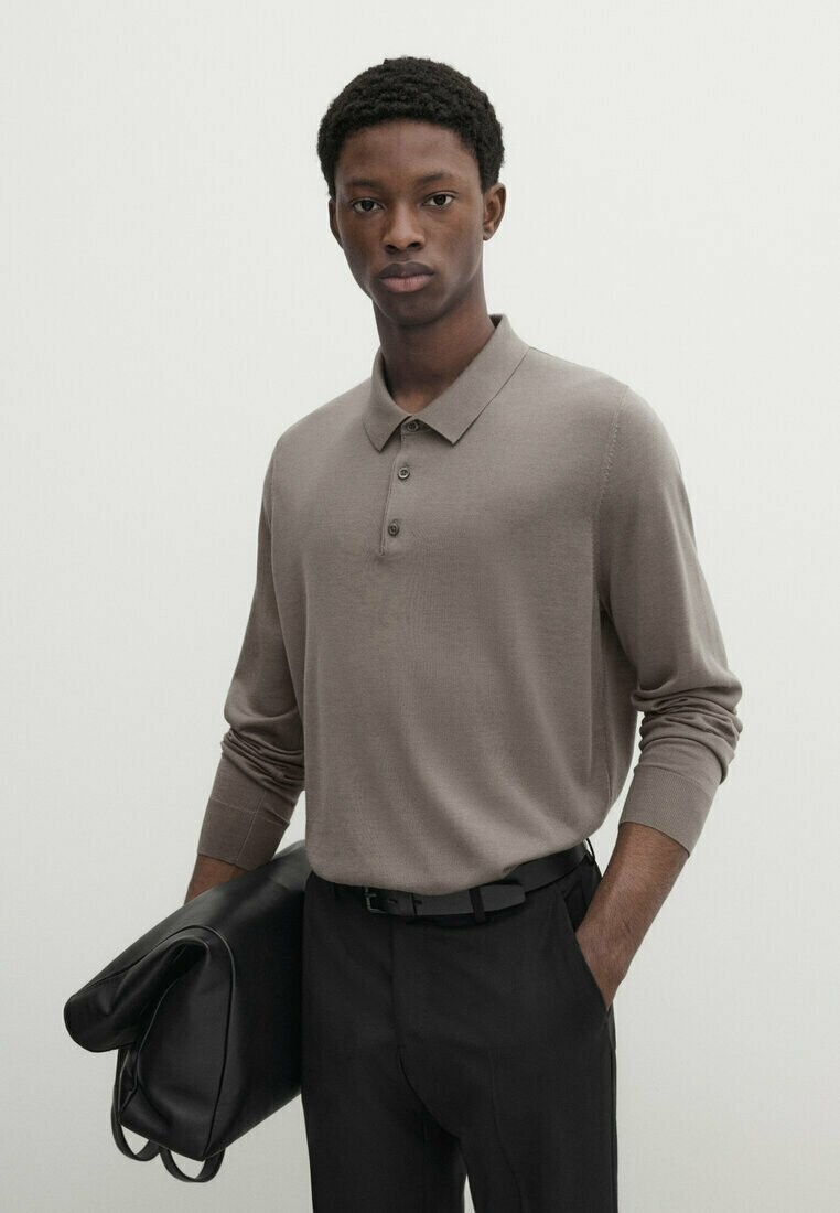 

Свитер Massimo Dutti, бежевый