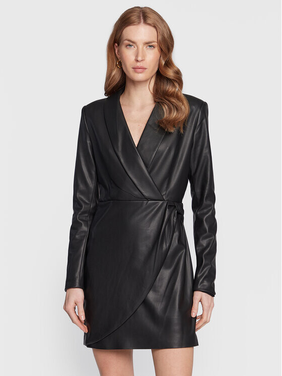

Облегающее платье из искусственной кожи Marciano Guess, черный