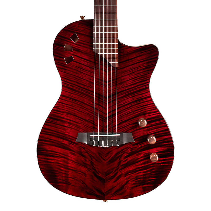 Акустическая гитара Cordoba Stage Limited Garnet Nylon String Fusion Acoustic-Electric Guitar цена и фото