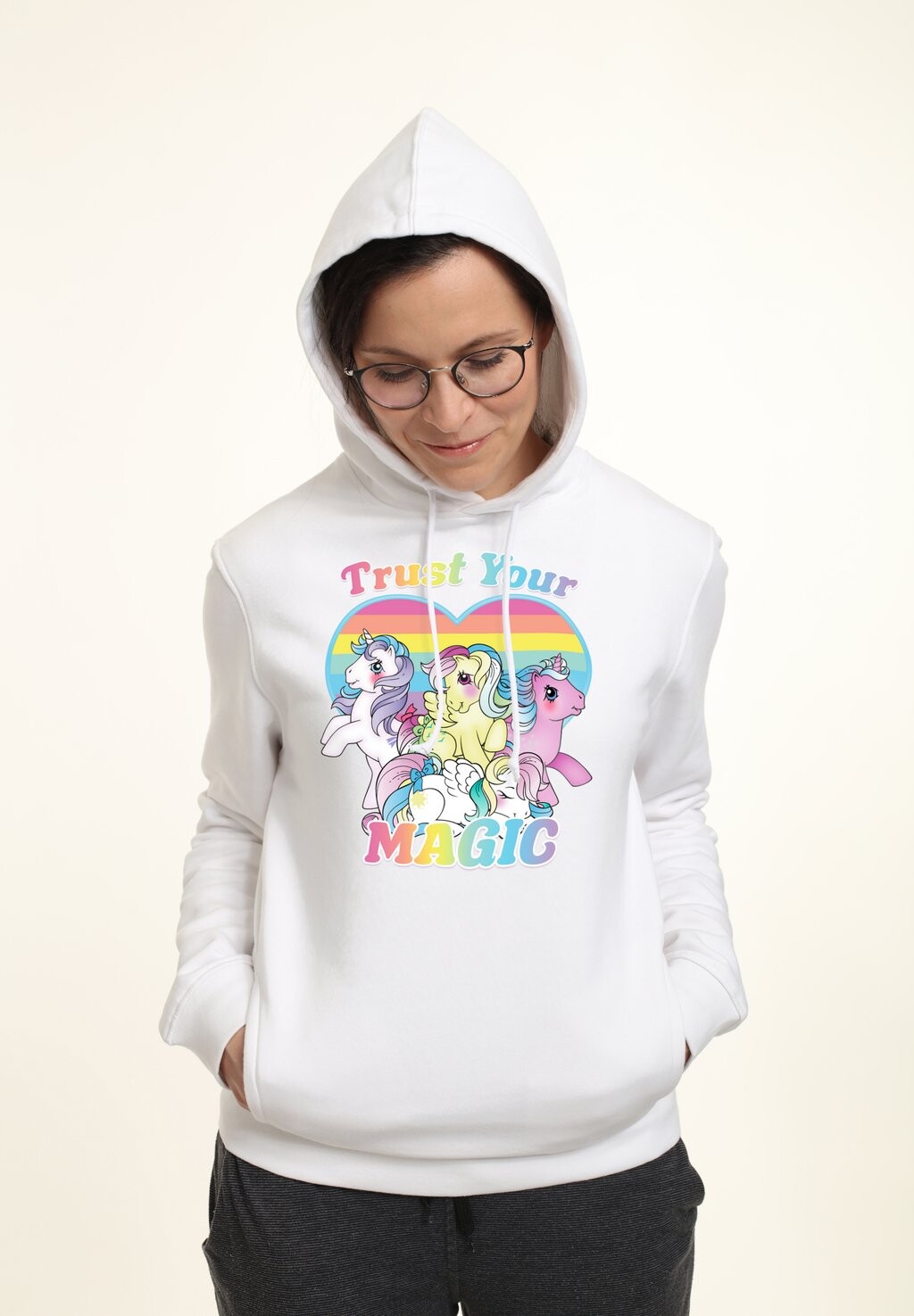 

Толстовка с капюшоном MY LITTLE PONY TRUST YOUR MAGIC Henry Tiger, белый
