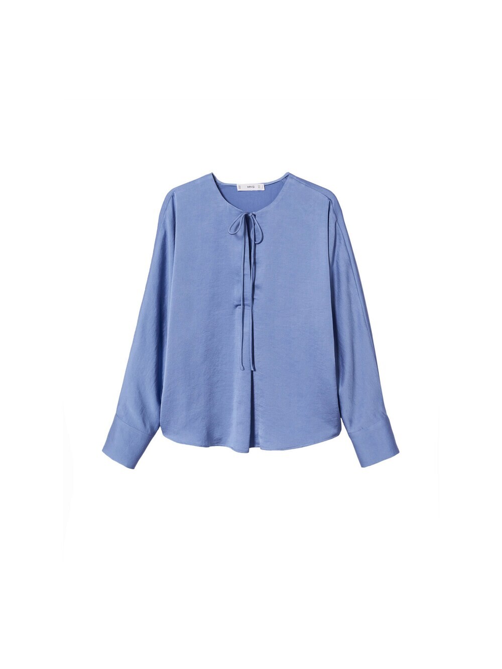 

Блузка Mango Olivia, светло-синий