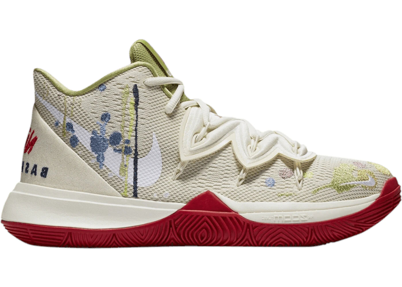 

Кроссовки Nike Kyrie 5 мужские, бежевый / красный