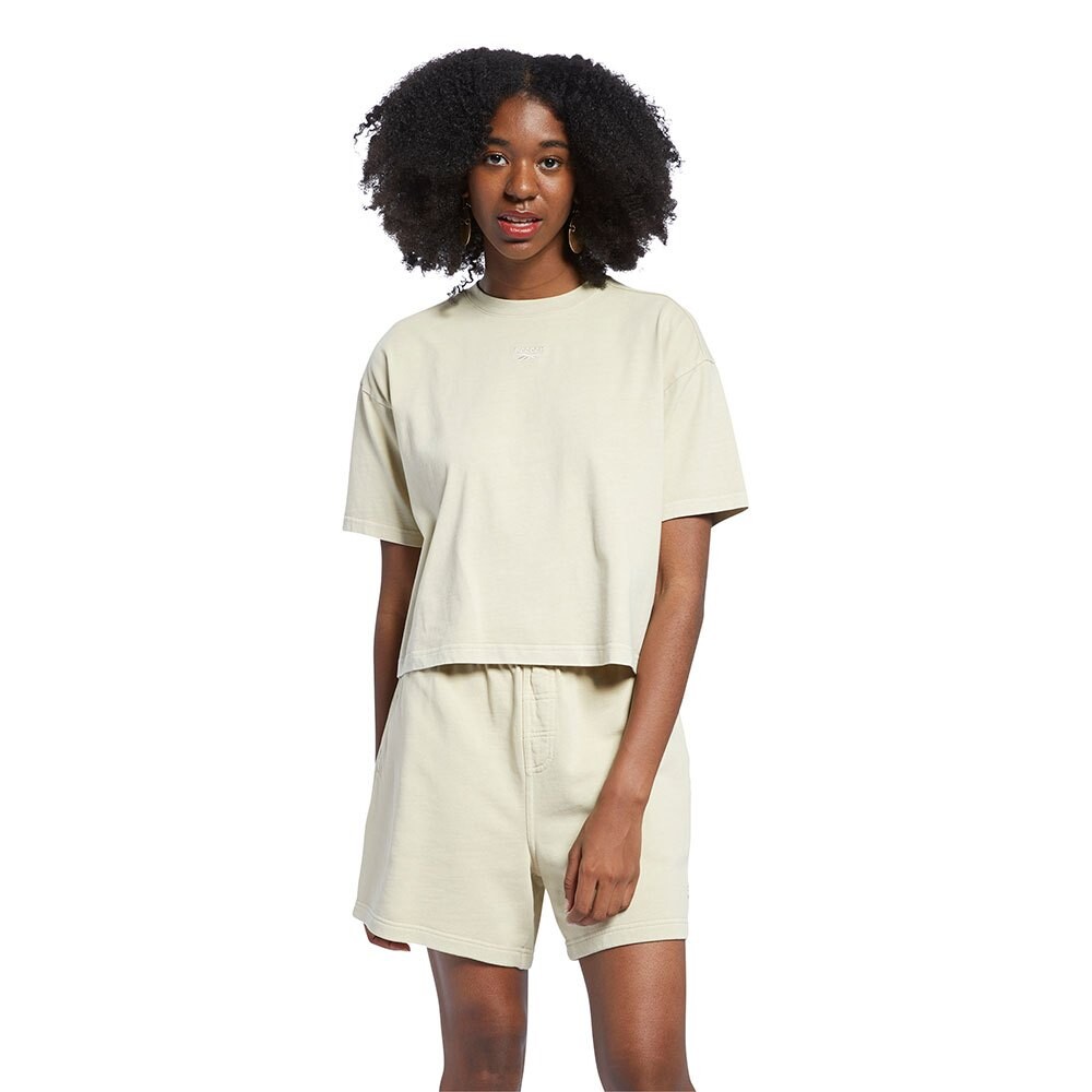 

Футболка Reebok Classics Foundation Natural Dye Crop, розовый