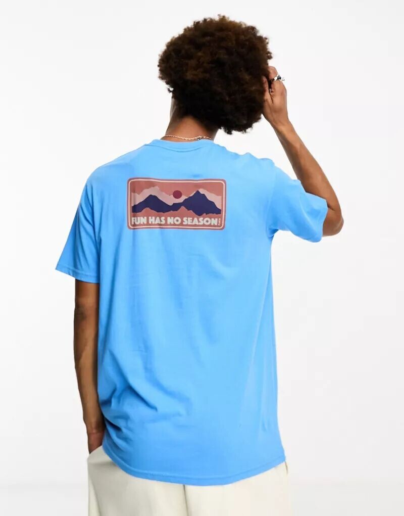 

Синяя футболка Kavu All The Fun