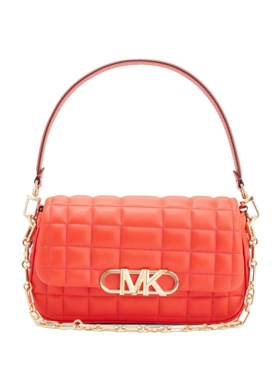 

Стеганая сумка через плечо Parker среднего размера Michael Kors, розовый