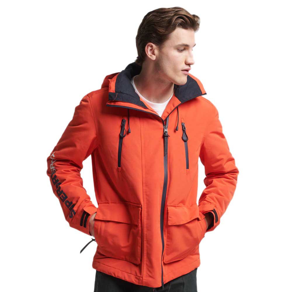 Куртка Superdry Ultimate Full Zip Rain, оранжевый