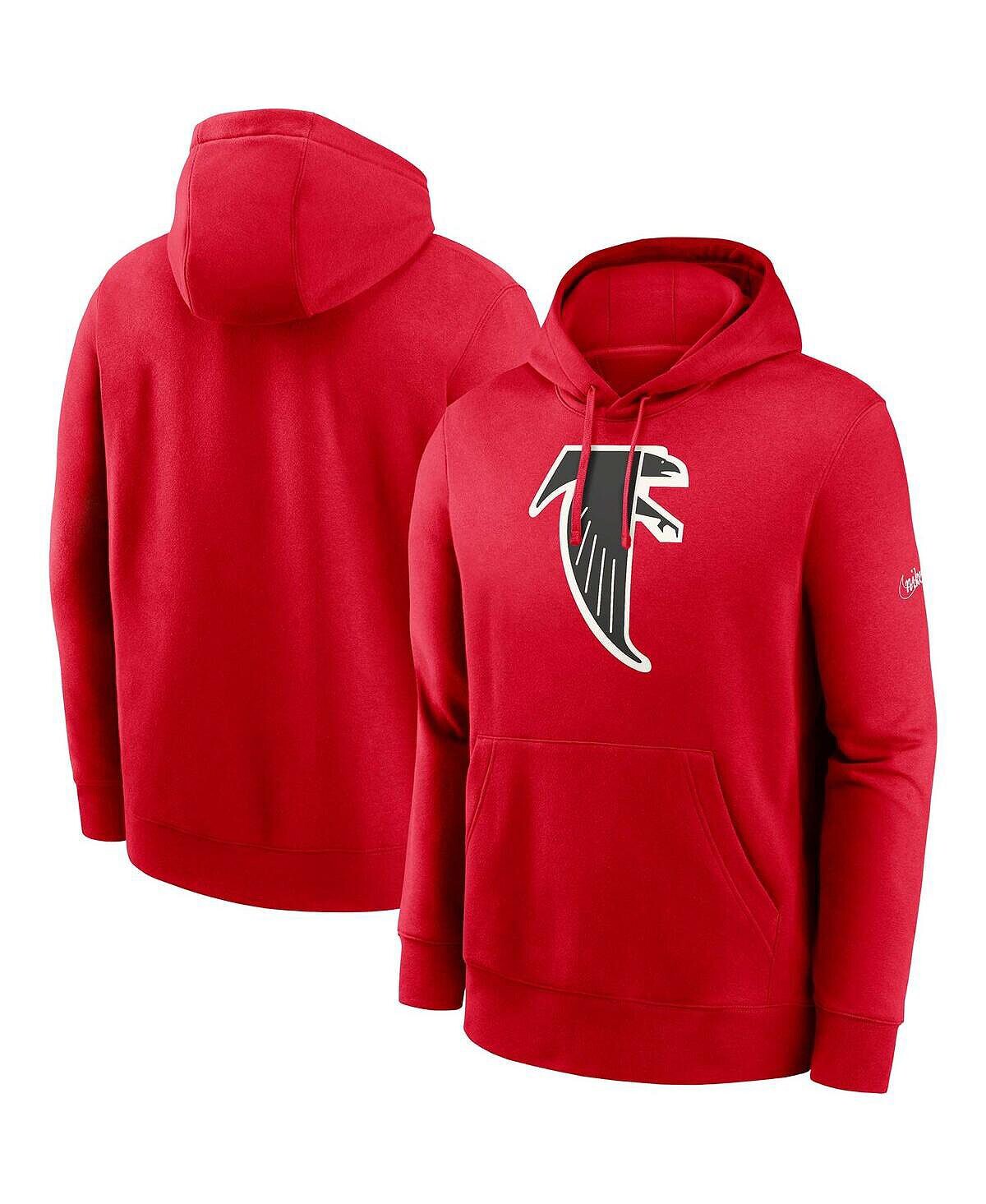 

Мужской красный пуловер с капюшоном Atlanta Falcons Rewind Club Nike