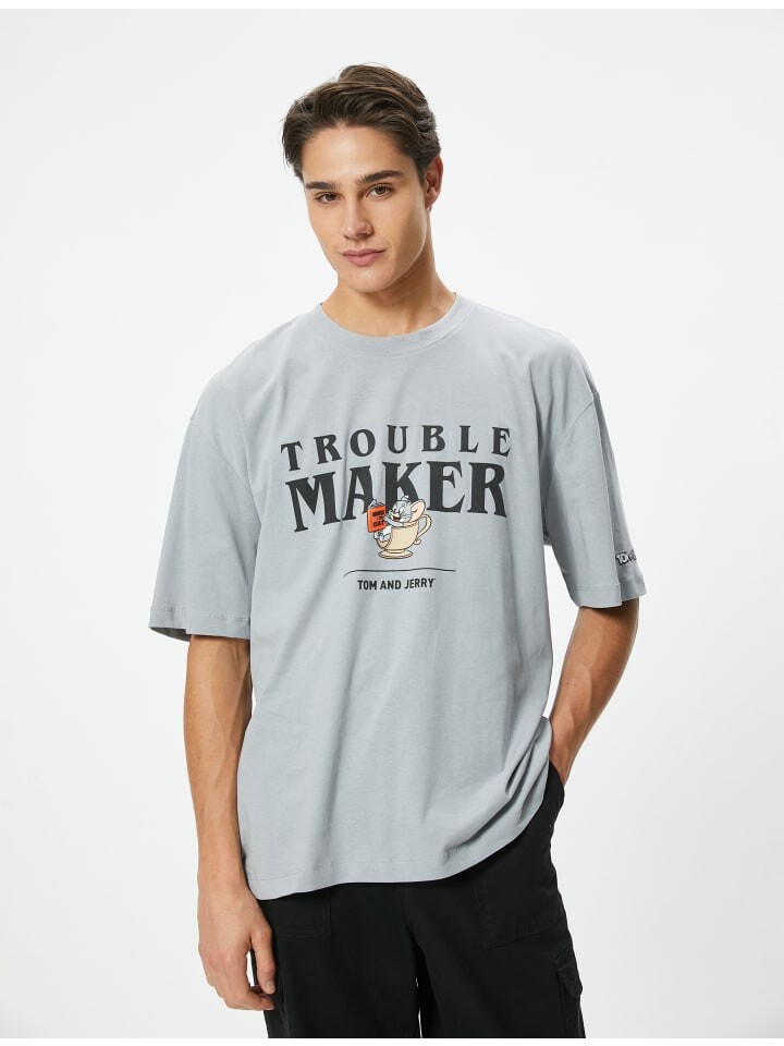 

Футболка KOTON T shirt, серый