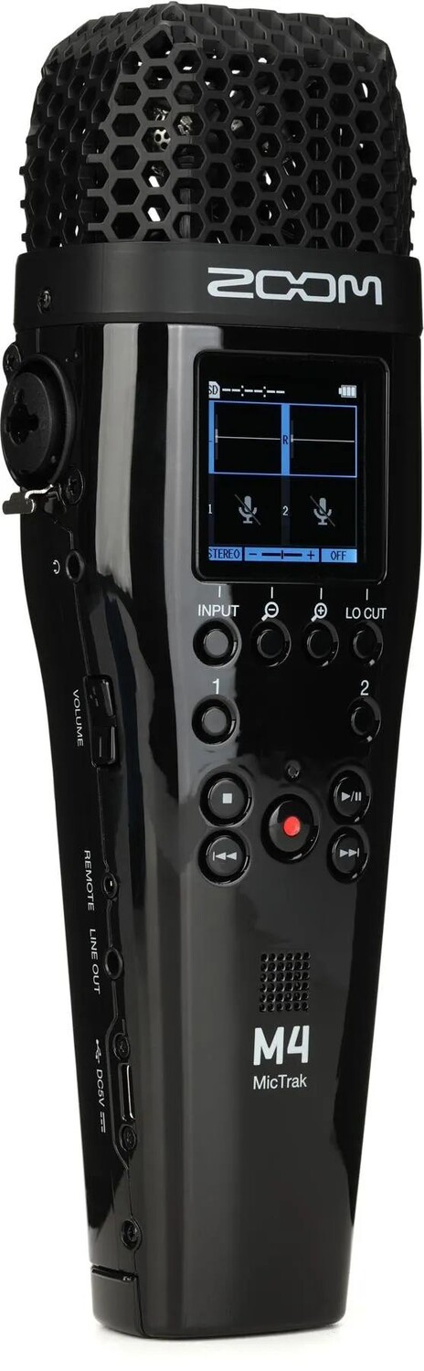 

Zoom M4 MicTrak 4-канальный 32-битный рекордер с генератором тайм-кода