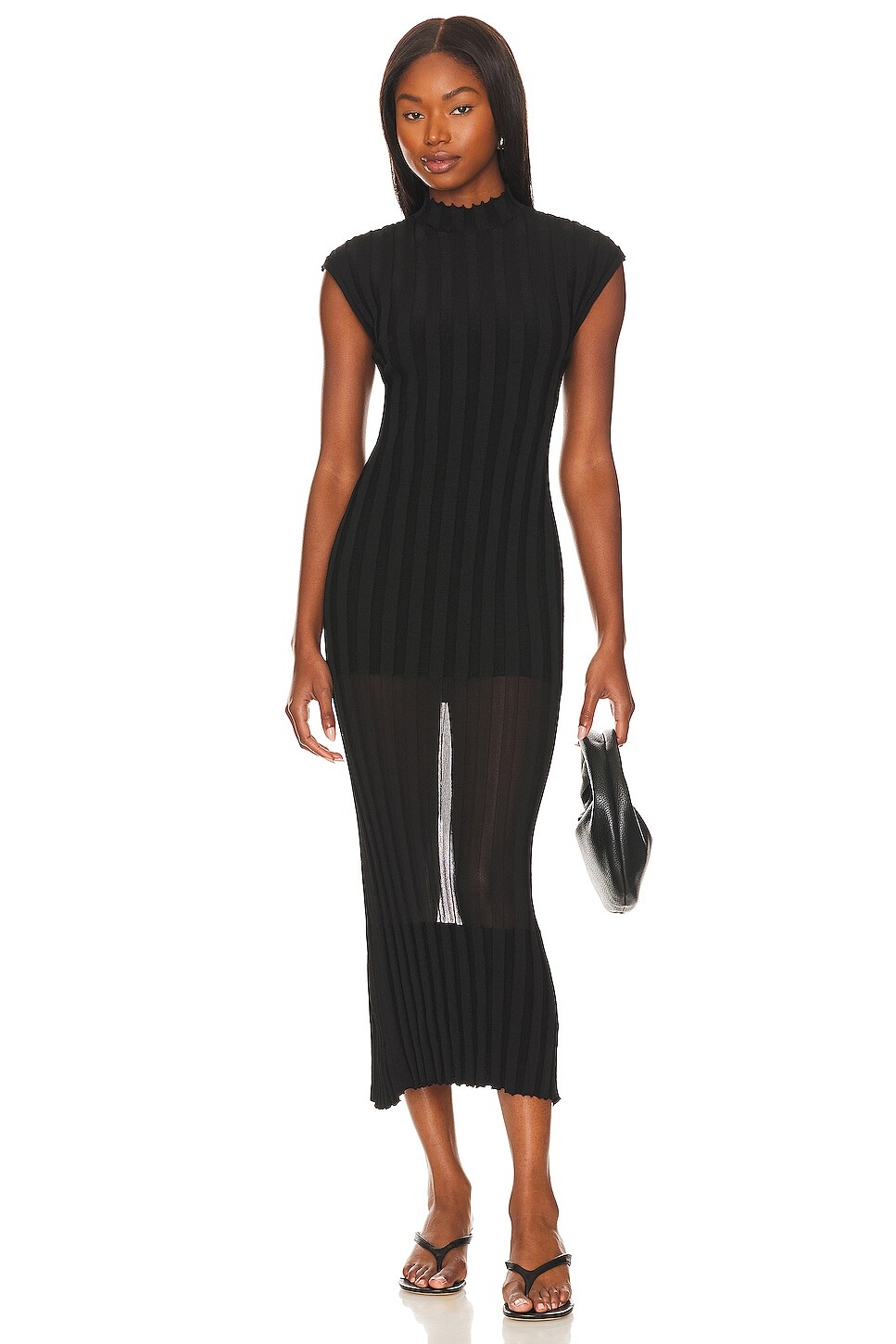 

Платье St. Agni Fine Pleat Knit, черный