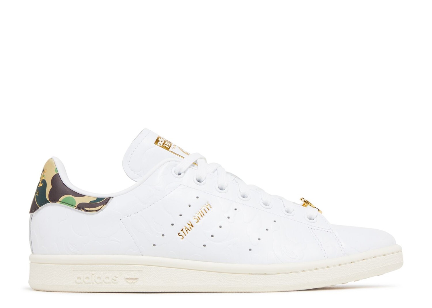 Кроссовки adidas Bape X Stan Smith '30Th Anniversary', белый кроссовки adidas bape x stan smith golf 30th anniversary белый