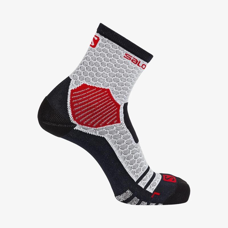 

Носки для бега NSO LONG RUN унисекс белые/красные для бега, 1 шт. в упаковке SALOMON, цвет rot, Красный