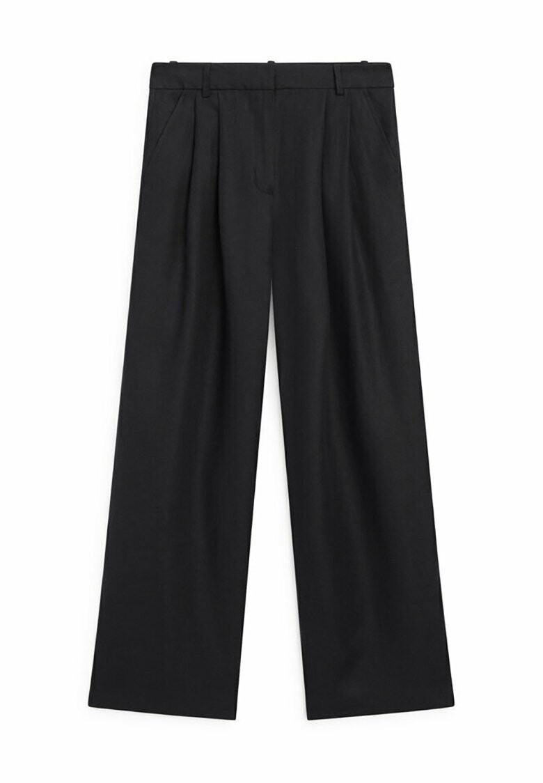 

Брюки FIT DOUBLE DART Massimo Dutti, цвет black