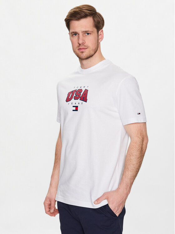 

Футболка стандартного кроя Tommy Jeans, белый