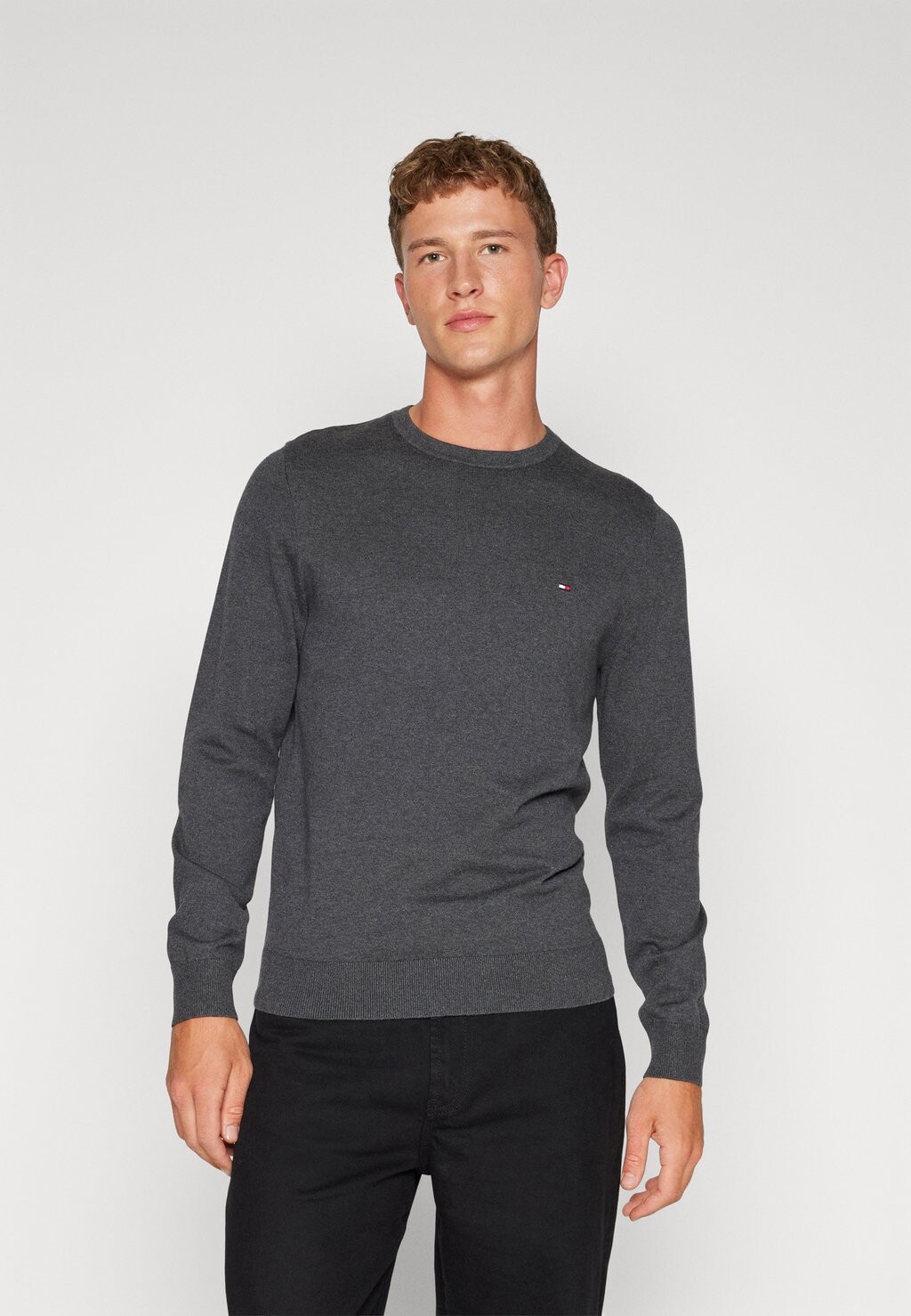 

Свитер Classic Crew Neck Tommy Hilfiger, цвет dark grey heather