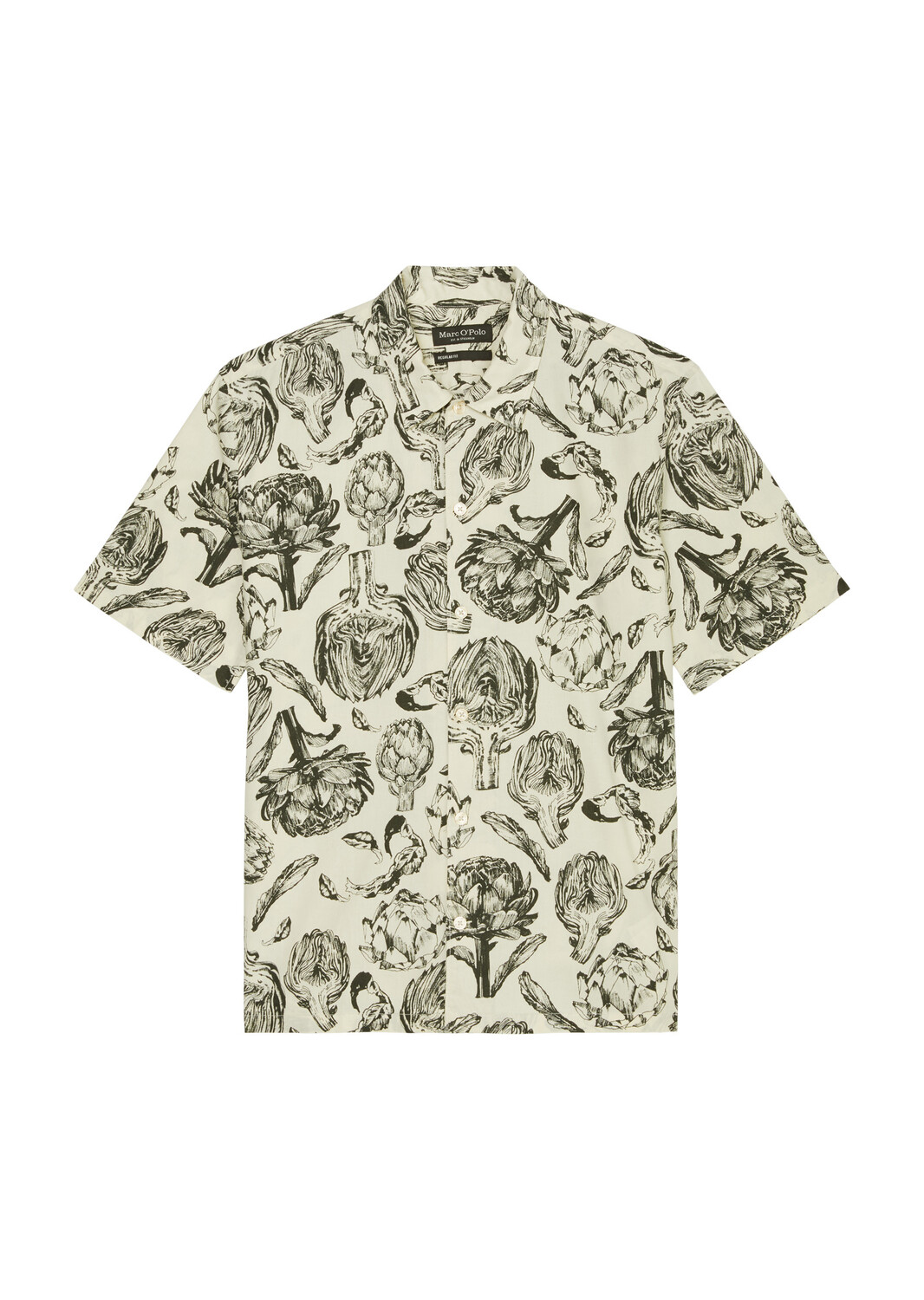 

Рубашка Marc O'Polo regular, цвет multi/linen white