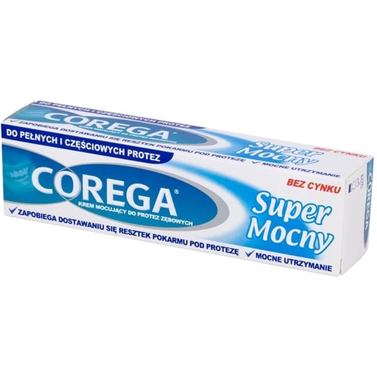 Суперсильный адгезивный крем для зубных протезов, 40 г Corega fixodent адгезивный крем для протезов оригинальный 68 г 2 4 унции