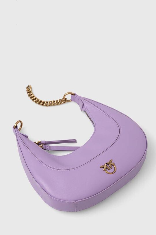 

Кожаная сумка Pinko, фиолетовый