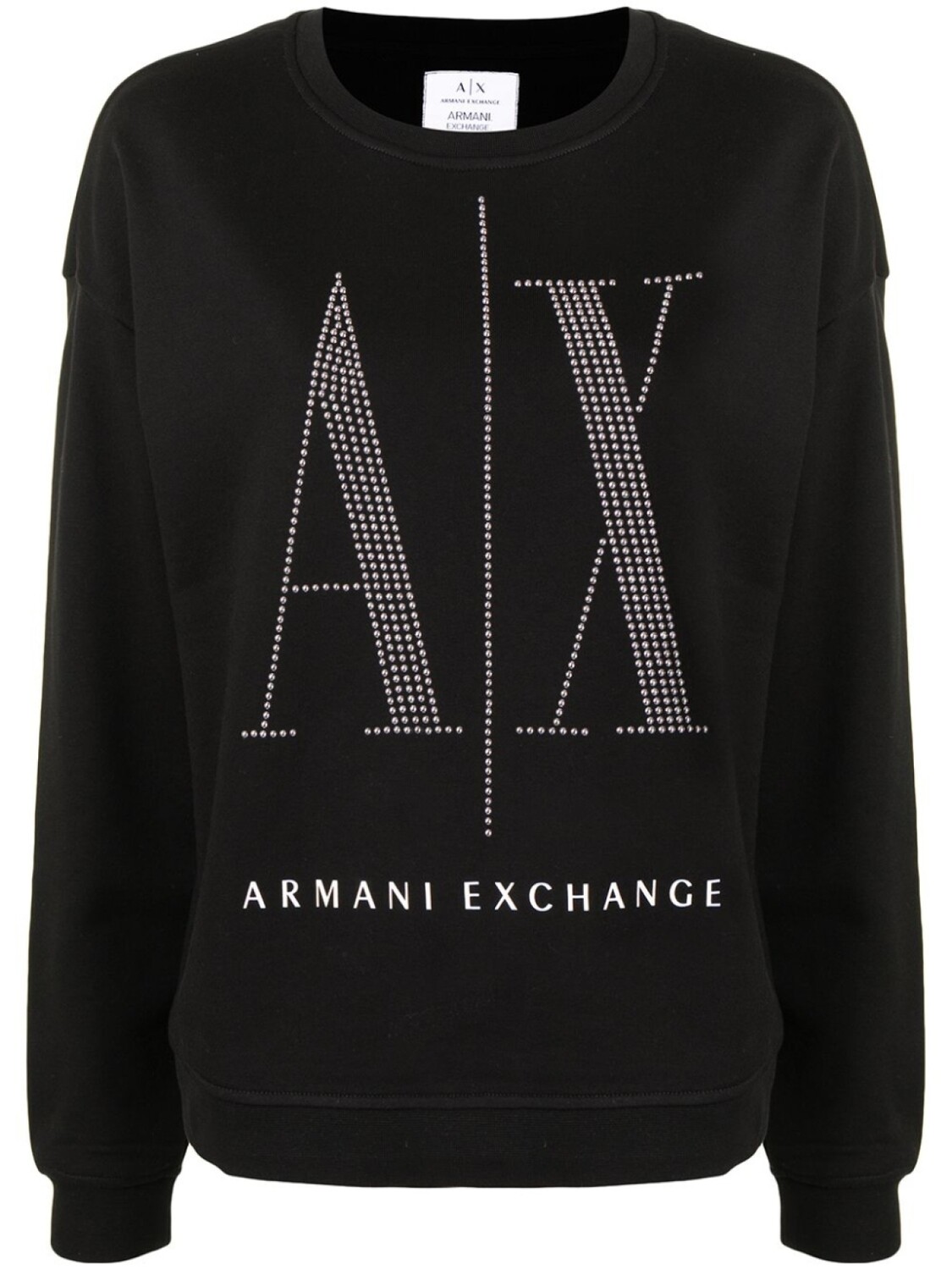 

Armani Exchange толстовка с логотипом, черный