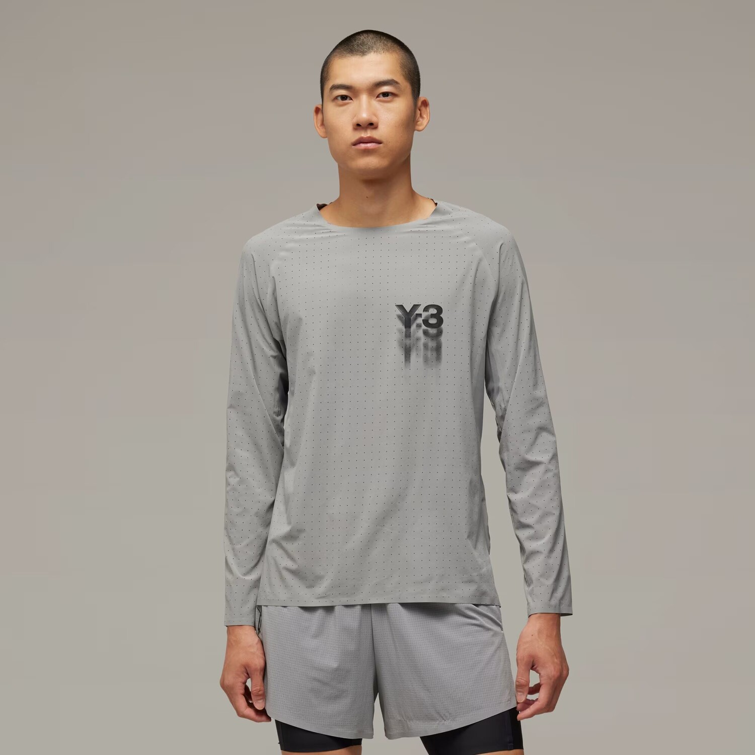 

Футболка для бега Y-3 с длинными рукавами Adidas